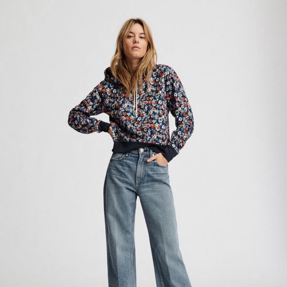 Rag & Bone Floral Hoodie